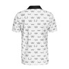 Funny Outline Line Art Graphic Men's Polo Shirt S-5XL