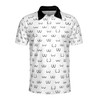 Funny Outline Line Art Graphic Men's Polo Shirt S-5XL