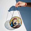Virgin Mary and Baby Spiritual Art Stained Glass Suncatcher