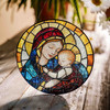 Virgin Mary and Baby Spiritual Art Stained Glass Suncatcher
