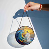 Jesus’s Miracle, Stained Glass Suncatcher for Faith