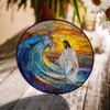 Jesus’s Miracle, Stained Glass Suncatcher for Faith