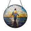 Jesus’s Light, Stained Glass Suncatcher for Guidance