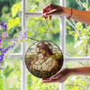 Jesus's Lamb, Stained Glass Suncatcher for Protection