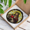 Divine Heart Stained Glass Suncatcher for Faithful Homes