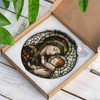 Mother’s Grace Mary and Baby Jesus Glass Suncatcher