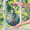 Jesus Walking on Water Stained Glass Suncatcher Window Decor