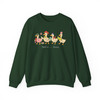 Custom Grade Goose Sweatshirt, Coquette Preppy Floral Teacher Look For Adults And Kids  Sweatshirt