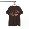 Custom Wildflower Teacher Shirt, Groovy Personalized Grade Name Gift For Adults And Kids T-Shirt
