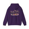 Custom Wildflower Teacher Hoodie, Groovy Personalized Grade Name Gift For Adults And Kids  Hoodie