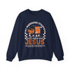 Coffee And Jesus Sweatshirt, Retro Faith Based Christian Gift For Adults And Kids Sweatshirt