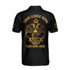 Custom Scottish Rite 33 Degree Emblem Design Masonic Men's Polo Shirt S-5XL