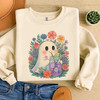 Retro Summerween Ghost Halloween Cocktail Adults And Kids Sweatshirt