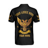 Custom Rite of Scottish 32 Degree Eagle Wings Up Masonic Men's Polo Shirt S-5XL
