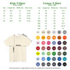 T -Shirt Size Chart