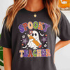 Preppy Spooky Teacher, Retro Halloween, Cute Ghost, Spooky Season, Teacher Halloween Design, Unisex T-Shirt