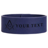 Custom Masonic Razor Edge Engraved Leatherette Cuff Wristband
