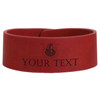 Custom Imperial Court Symbol Freemason Court Gift Engraved Leatherette Cuff Wristband