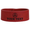 Custom Holy Royal Arch Triple Tau Symbol Chapter Gift Engraved Leatherette Cuff Wristband