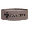 Custom Wing Down Rite of Scottish 33rd Symbol Lodge Gift Engraved Leatherette Cuff Wristband