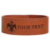 Custom Wing Down Rite of Scottish 33rd Symbol Lodge Gift Engraved Leatherette Cuff Wristband
