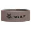 Custom OES Worthy Patron Masonic Symbol Chapter Gift Engraved Leatherette Cuff Wristband
