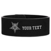 Custom OES Worthy Patron Masonic Symbol Chapter Gift Engraved Leatherette Cuff Wristband