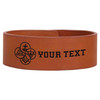 Custom York Rite Symbol Masonic Gift Engraved Leatherette Cuff Wristband