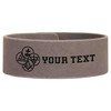 Custom York Rite Symbol Masonic Gift Engraved Leatherette Cuff Wristband
