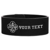 Custom York Rite Symbol Masonic Gift Engraved Leatherette Cuff Wristband