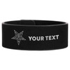 Custom OES Pentagon Down Symbol Chapter Gift Engraved Leatherette Cuff Wristband
