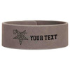 Custom OES Past Worthy Matron Symbol Chapter Gift Engraved Leatherette Cuff Wristband