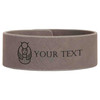 Custom Imperial Court Front Symbol Freemason Court Gift Engraved Leatherette Cuff Wristband
