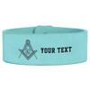 Custom Mason Symbol Masonic Sun Badge Freemason Lodge Gift Engraved Leatherette Cuff Wristband