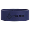Custom Mason Symbol Masonic Sun Badge Freemason Lodge Gift Engraved Leatherette Cuff Wristband