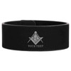 Custom Mason Symbol Masonic All Seeing Eye Freemason Lodge Gift Engraved Leatherette Cuff Wristband