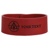 Custom Council The Cryptic Masonry Down Symbol Freemason Gift Engraved Leatherette Cuff Wristband