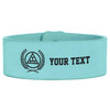 Custom Royal Arch Symbol Olive Branch Mason Engraved Leatherette Cuff Wristband
