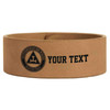 Custom Royal Arch To Every Man His Wages Engraved Leatherette Cuff Wristband