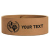 Custom MEPHGCTX Royal Arch Masons of Texas Engraved Leatherette Cuff Wristband