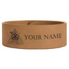 Custom Shriners Past Potentate Symbol Engraved Leatherette Cuff Wristband