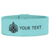 Custom Council The Cryptic Grand Illustrious Master Symbol Freemason Gift Engraved Leatherette Cuff Wristband