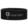 Custom Knights Templar Eminent Commander Engraved Leatherette Cuff Wristband