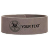 Custom OES Past Worthy Patron Symbol Chapter Gift Engraved Leatherette Cuff Wristband