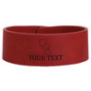 Custom Cryptic Super Excellent Master Engraved Leatherette Cuff Wristband