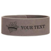 Custom Order of Cyrene Symbol Decorated Engraved Leatherette Cuff Wristband