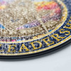Mosaic Sky Masonic Past Master Symbol Colorful Stained Glass Suncatcher