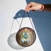 Masonic Symbol Stone Stairs And Arch All Seeing Eye Stained Glass Suncatcher