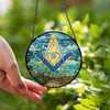 Sky Pathway All Seeing Eye Masonic Stained Glass Suncatcher
