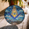 Sky Pathway All Seeing Eye Masonic Stained Glass Suncatcher